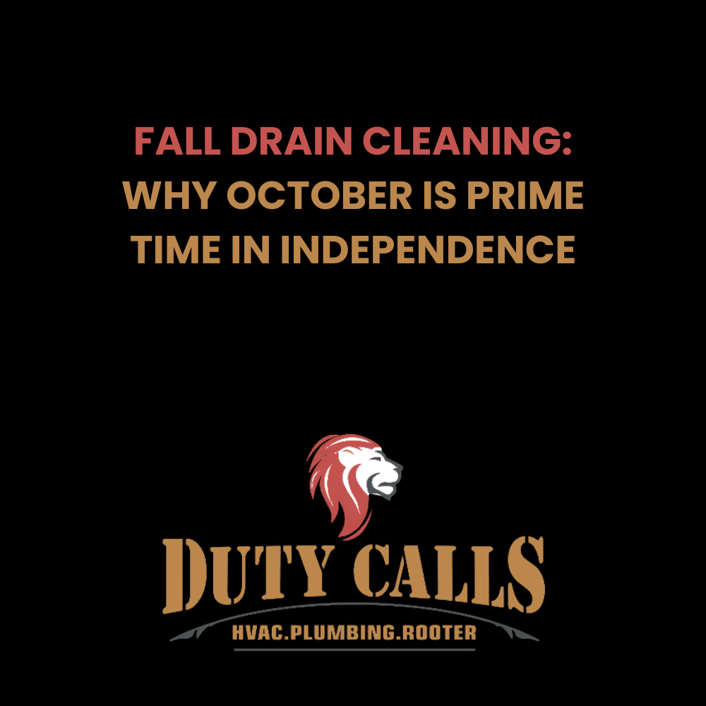 drain cleaning Independence MO October