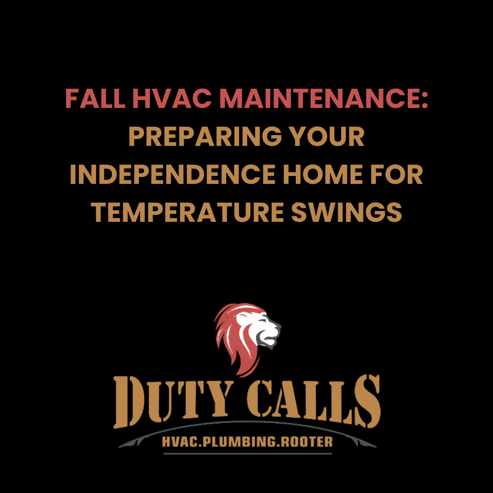 fall HVAC maintenance Independence MO