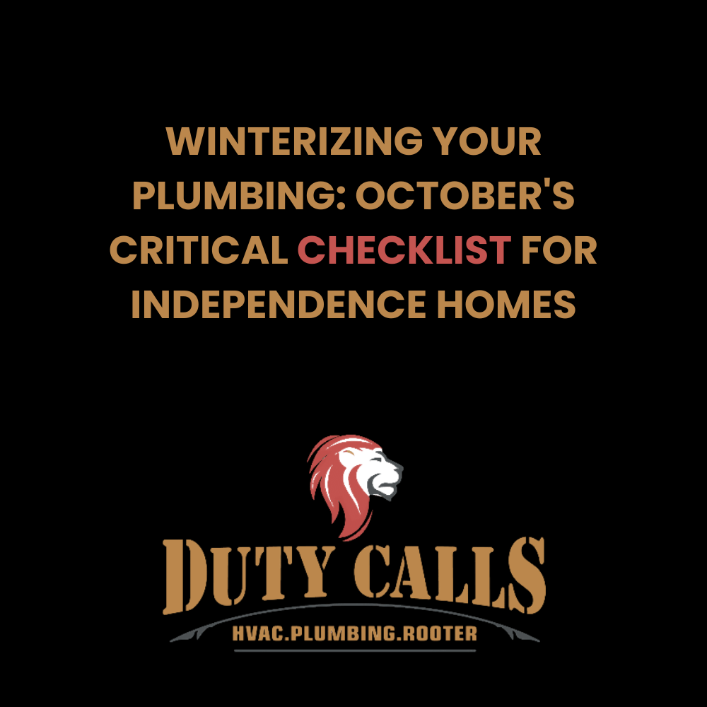 winterize plumbing Independence MO